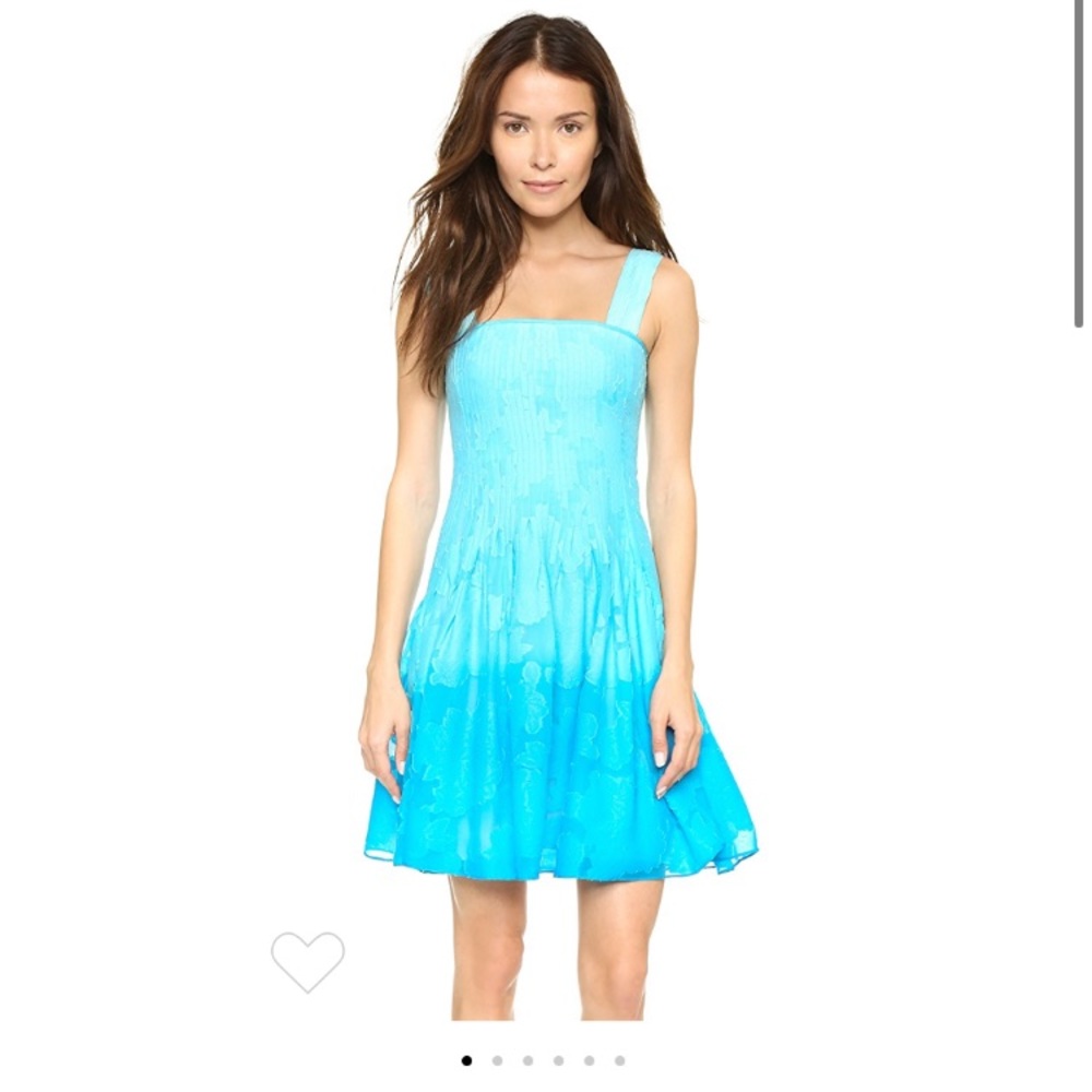 Diane Von Furstenberg Blue Ombré Dress